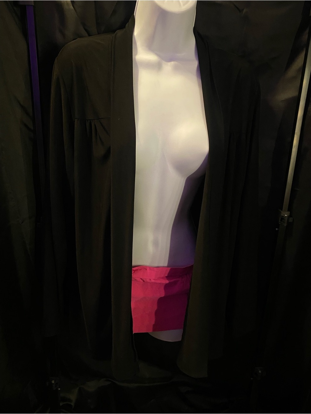 Carol Rose Black Open-Front Blazer